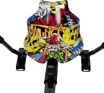 Hoverboard Attachment, Convert Your Hoverboard into a Go Kart with Adjustable Seat & Steering for Adults, Compatible with 6.5 to 10 Inch Hover Boards Camouflage 35 x 15 x 12
