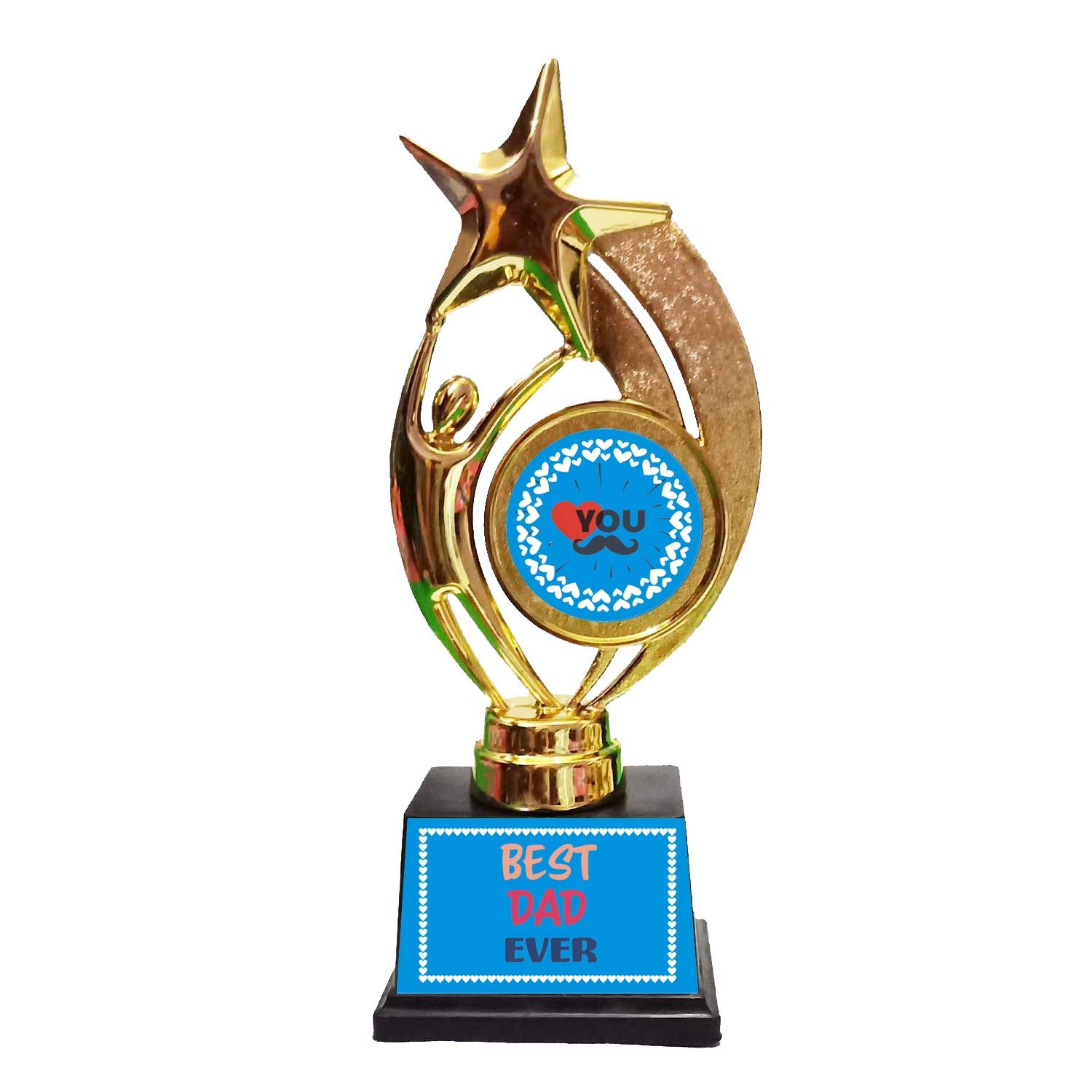 Family Shoping Alloy Best Dad Ever Trophy Award, Blue (B088TR6SH4) Amazon Price History, Amazon Price Tracker