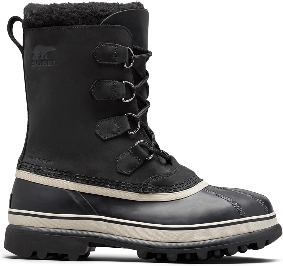 Amazon.com | Sorel Men's Caribou Wool NM4181 Boot,Black,9.5 M