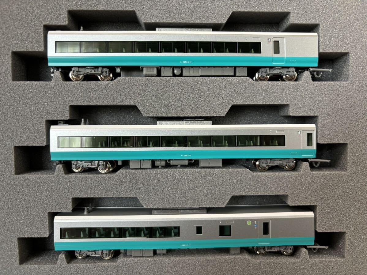 [訳あり品室内灯付]KATO JR東日本 E657系 10両セット KATO】 10-1878 特別企画品 E657系 10両セット - 仙台模型