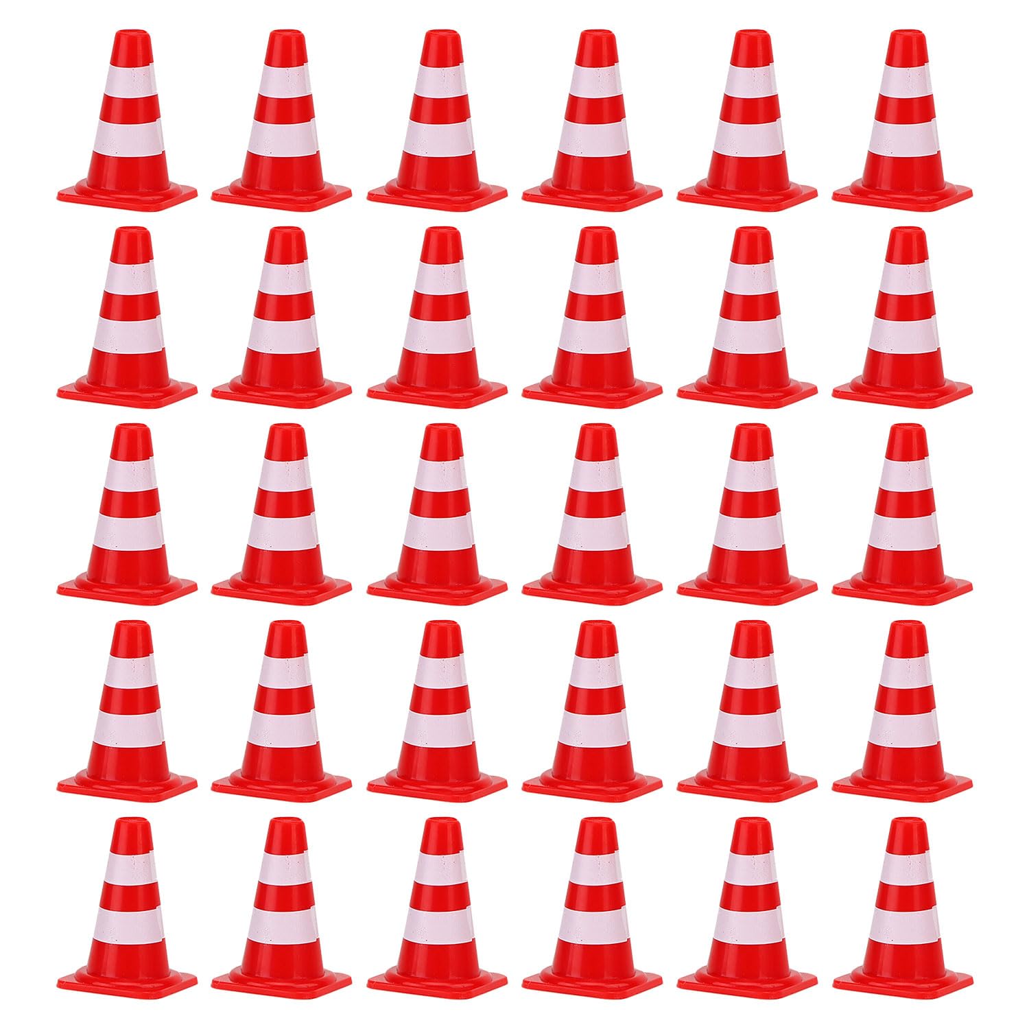 Cônes de signalisation Des cônes barrières divisent la zone de