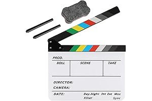 Acrylic Film Clapboard – Film Making Essential for Professional Video Production