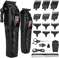 Vista 1 de Cortapelos para hombres, recortadora de pelo profesional, potente recortadora de barba, herramienta de aseo para cortar el cabello