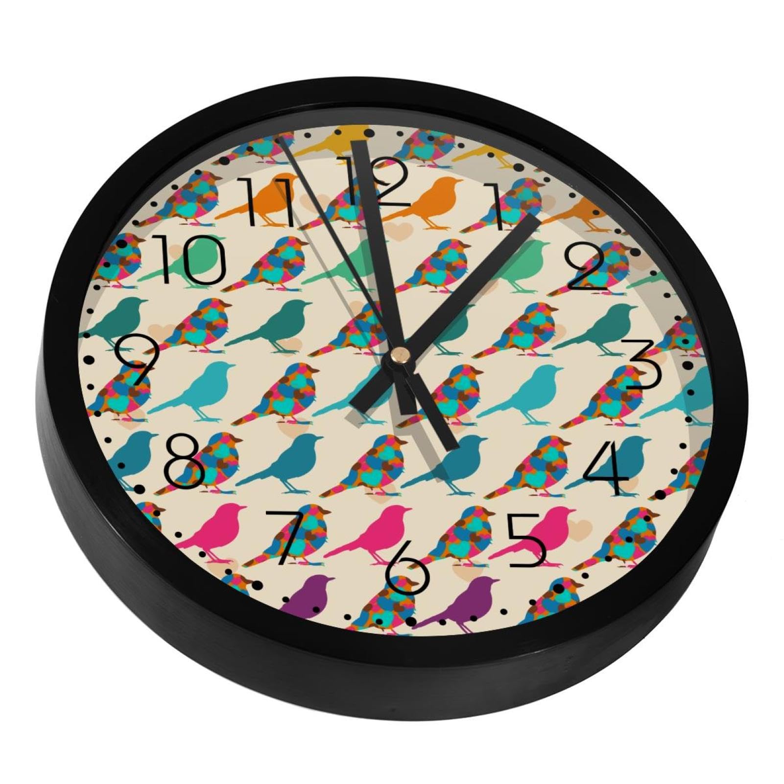 Horloge murale silencieuse sans tic-tac mécanique pour retrouver le sommeil
