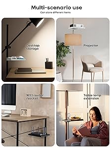 Microphone Stand Plastic Tray, Mic Stand Clamp-On Rack Tray Holder for Most Mic Stands, for Stage, Live Streaming, Concert Performance, Karaoke (9" x 6.6") (White, 2pcs)