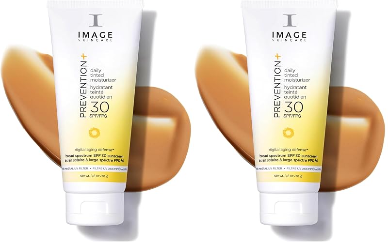 Protetor solar facial com hidratante tonalizante IMAGE Skincare PREVENTION+ SPF 30, 90 mL