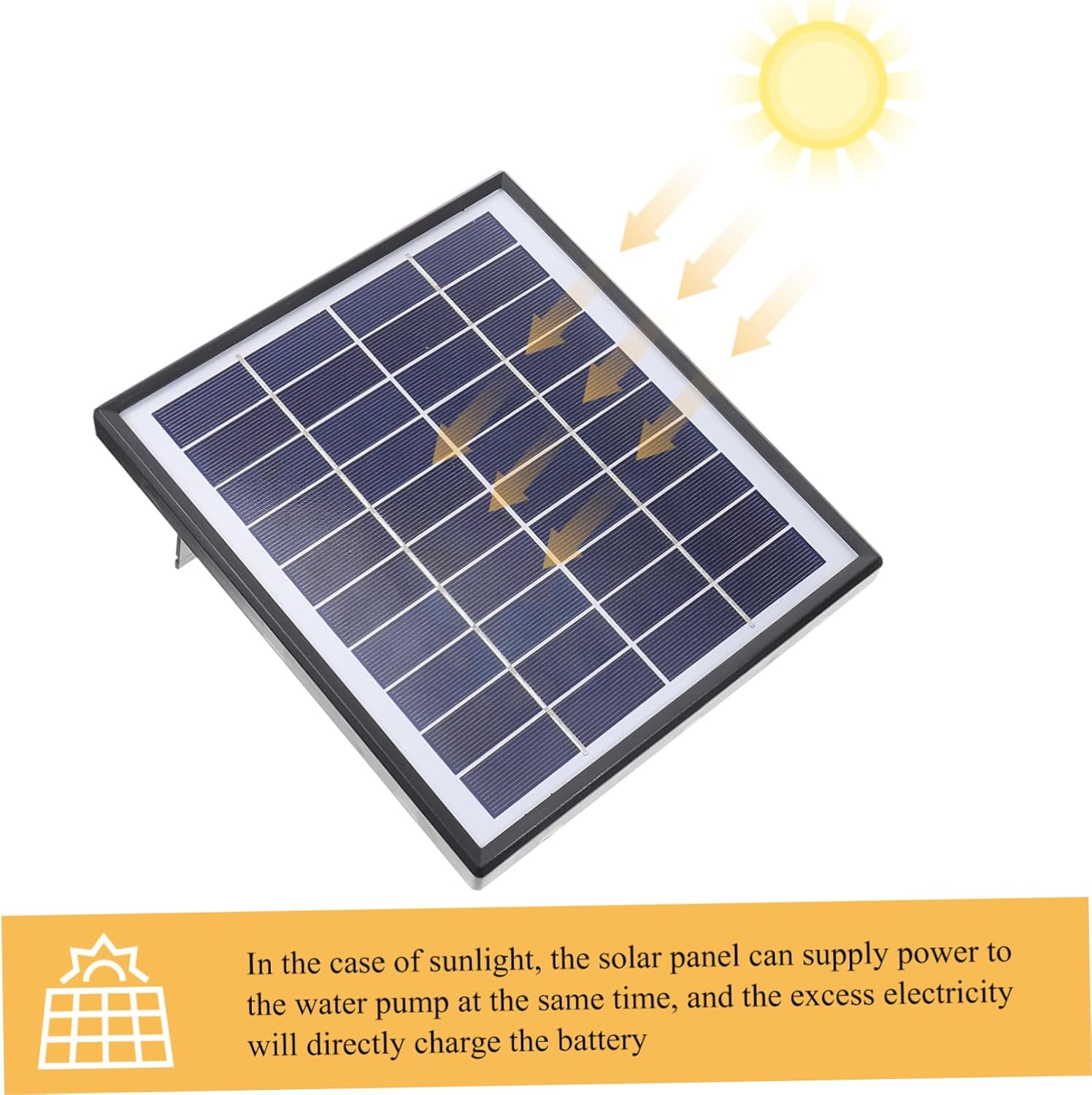 BESTonZON 1set Solar Powered Fountain Pump Floating Water Fountain for Outdoor Garden Bird Bath and Ponds Energy Saving Easy to Clean