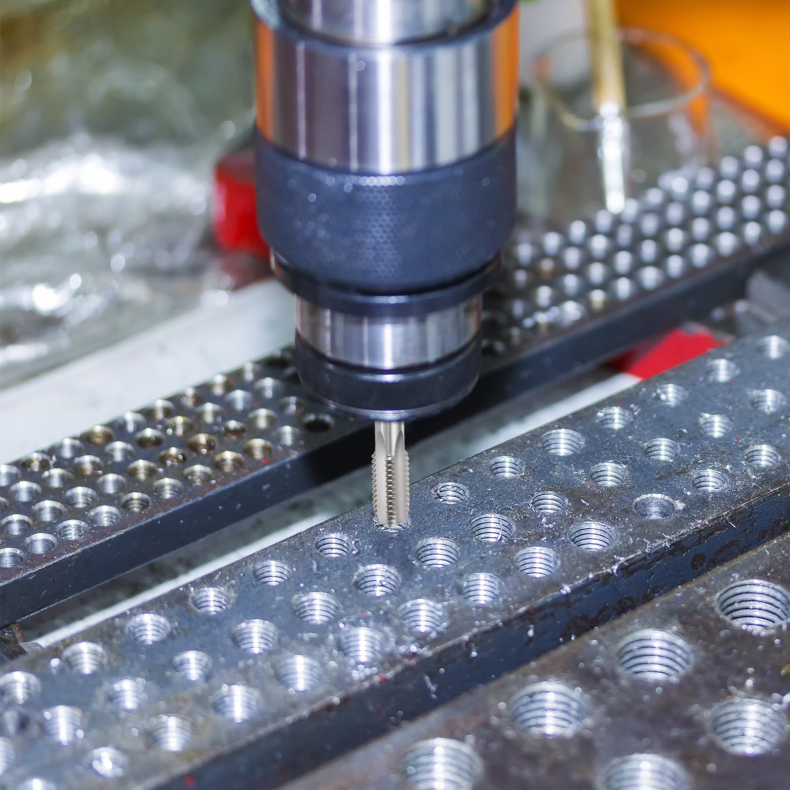 Maschio Per Filettatura M3 X 0.5 H2 - Extra Lungo 150mm, Acciaio Rapido, Per Metalli E Plastica - Foto 3