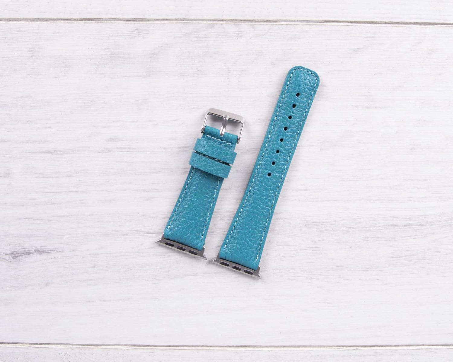 Genuine Leather Turquoise Band for Apple Watch series 1-10 & Ultra 1-2