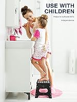 Vista 153 de Dyforce Taburete plegable de 13 pulgadas, taburetes resistentes para adultos y niños, taburetes de pie compactos, taburete plegable ligero