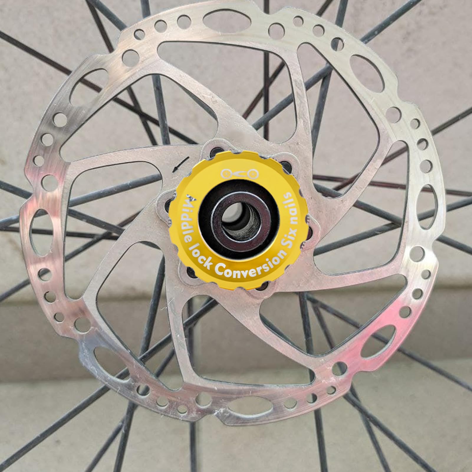 Adaptateur Centerlock 6 trous, adaptateur de frein à disque avec Boost