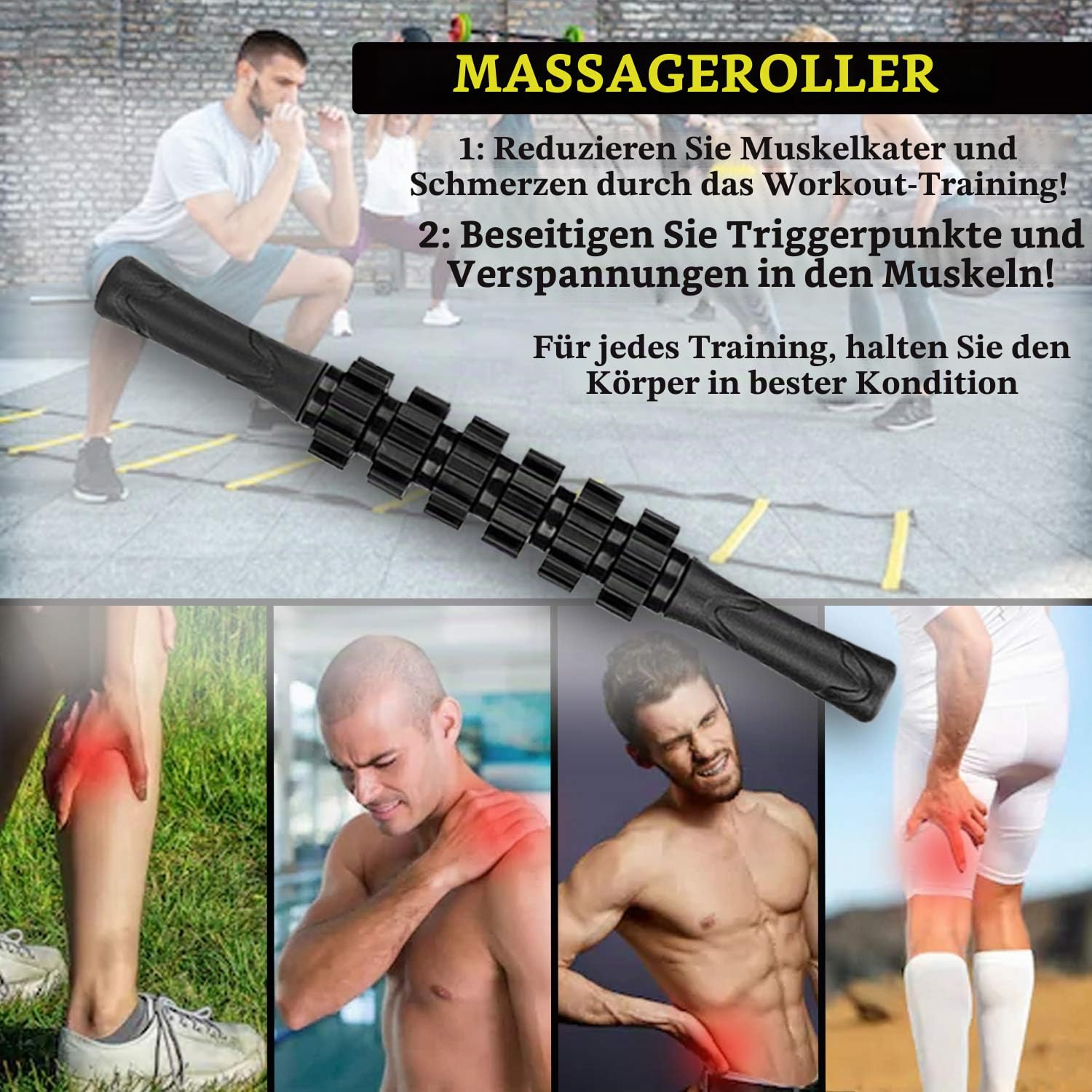 Slalomstangen Fussball Trainingsset Set — Fussball trainingszubehör mit 5 Slalom Stangen, Koordinationsleiter 6m, 10 Hütchen, Springseil — Komplettes Trainingszubehör für Kinder & Erwachsene