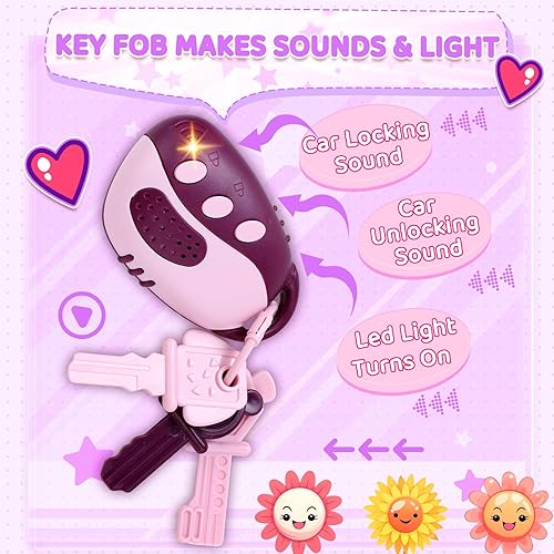 Miniatura 4 de INNOCHEER Bolso de juguete para niñas pequeñas, bolso de juguete para niños con maquillaje de simulación, bolso de juego para niñas pequeñas, bolso