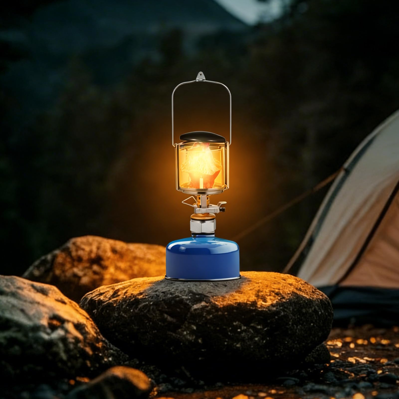 Lámpara de Gas Mapp para Camping, Luz Portátil Exterior