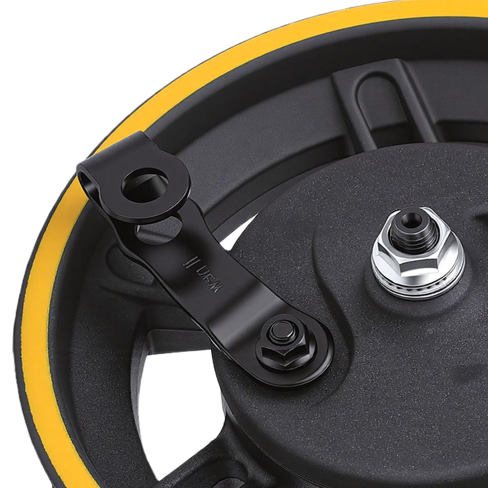 cubo Ruota Anteriore per Scooter Elettrico 10 Pollici 60/70-6.5 | Cerchio in lega di alluminio resistente con freno a tamburo per pneumatici per scooter elettrici da 10 pollici