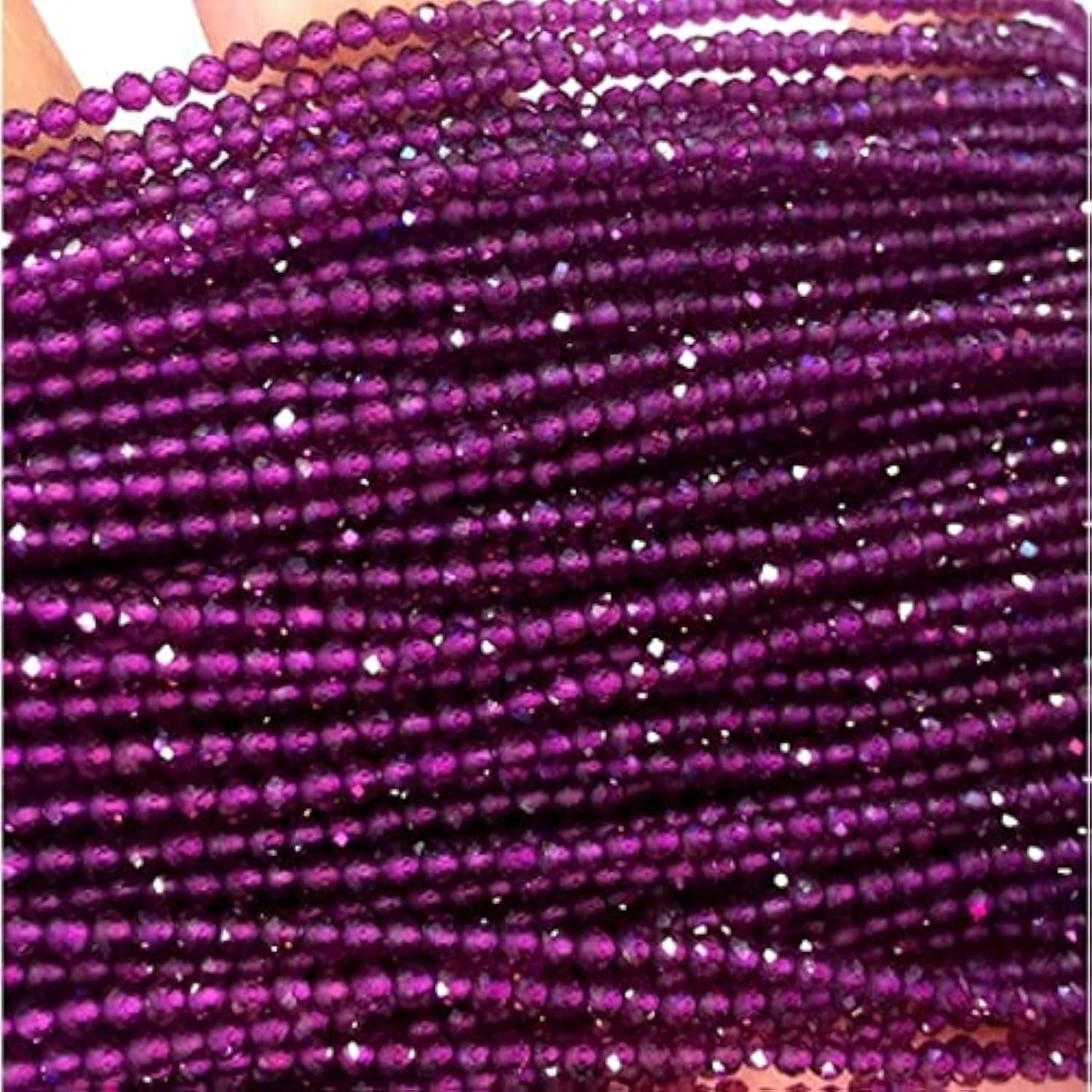 Garnet violet naturel perles 2mm pour réparer et sublimer vos bijoux