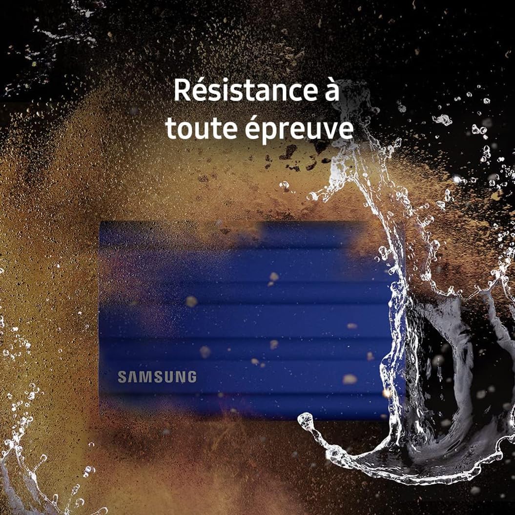 Samsung SSD Externe T7 Shield 2 To Noir USB 3.2 Gen 2 1050Mo/s