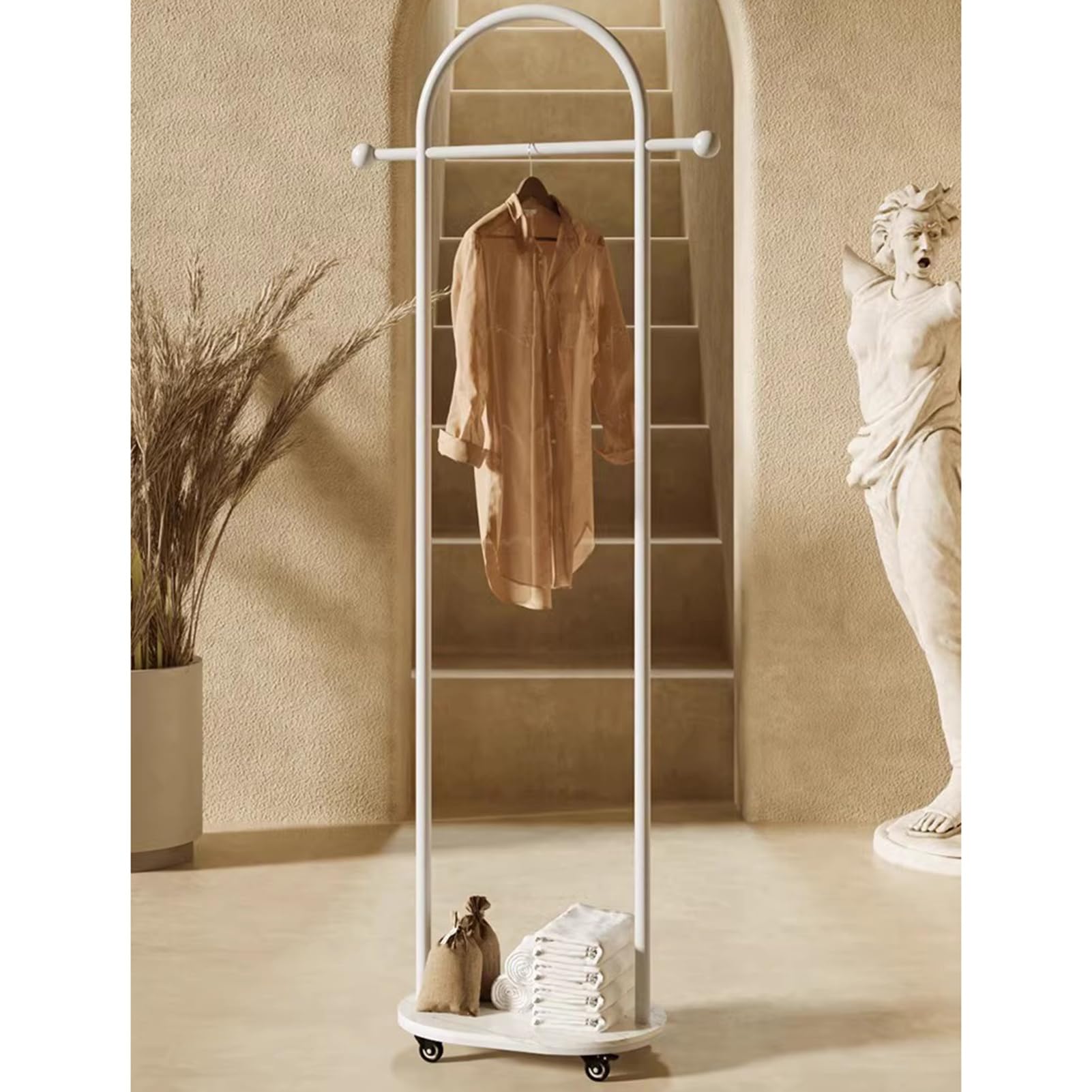 Clothing Rack GUOHNHE T-shaped Coat Hanger Stand, Modern Garment