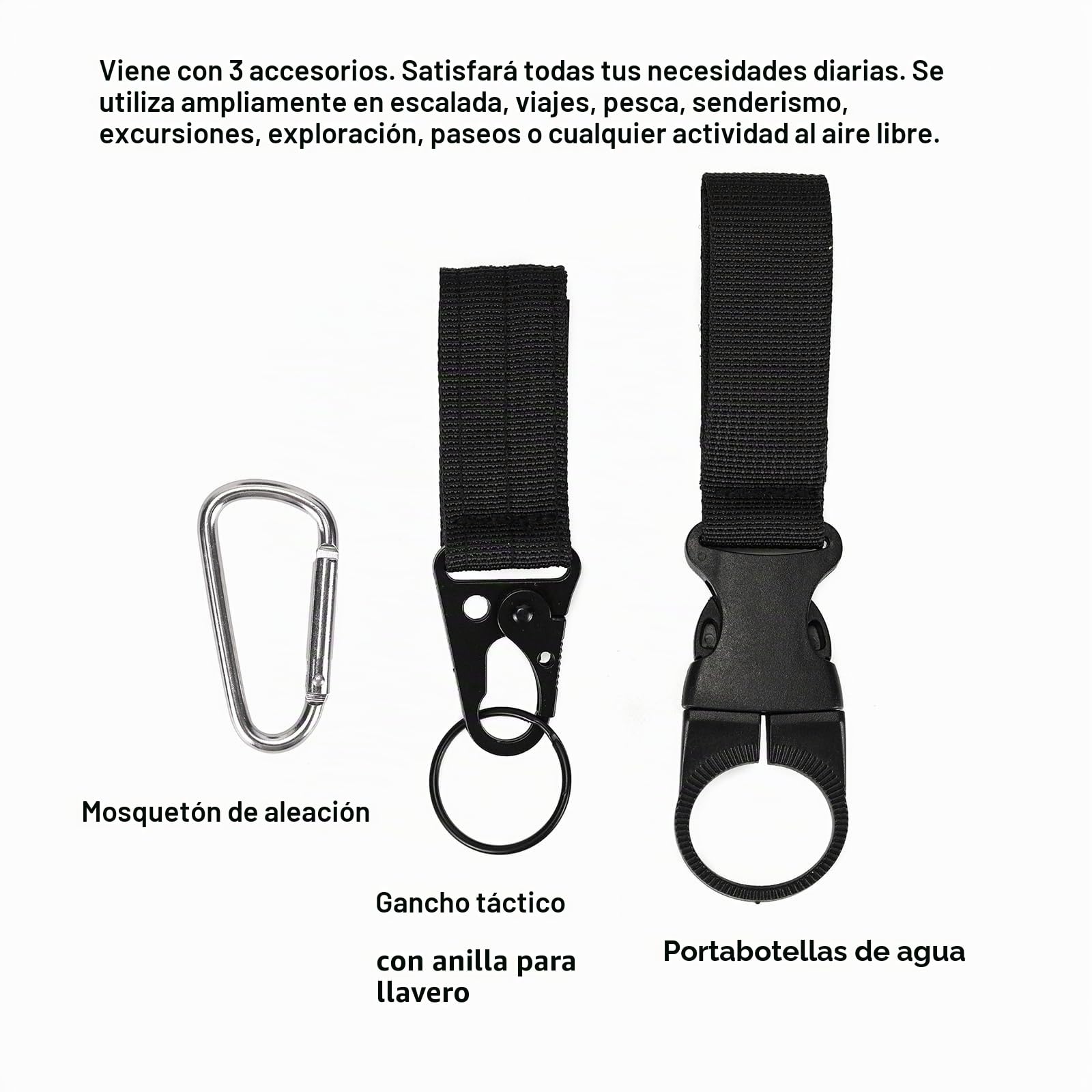 Cinturón táctico Mille Cinturón Resistente de Trabajo Pesado Ajustable con Correa Libre para Actividades al Aire Libre