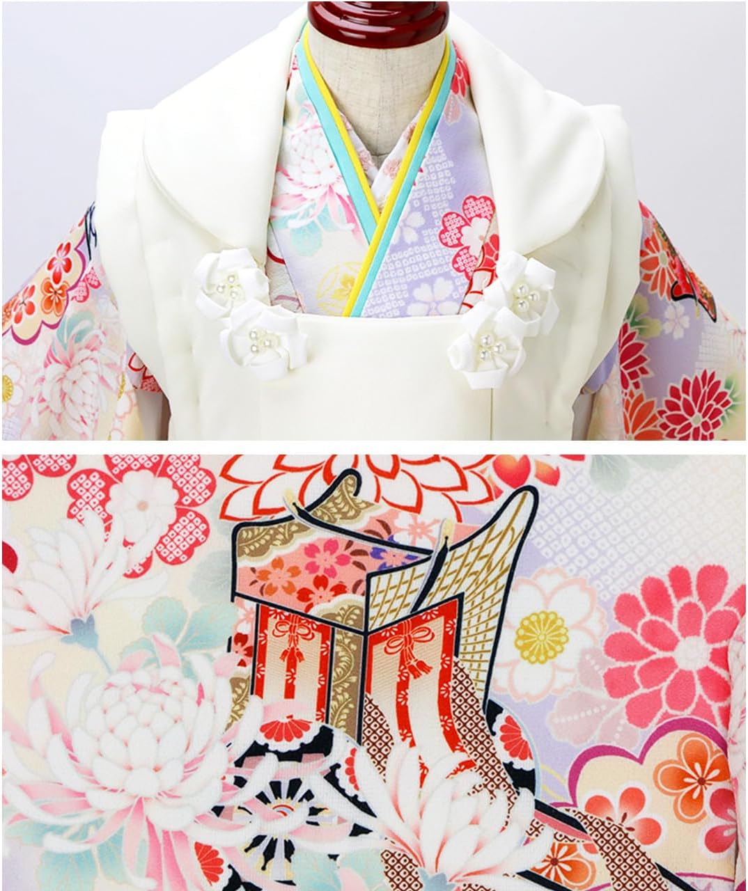 キャサリンコテージ　七五三　着物・被布・肌襦袢 3点セットおまけ付 セール】七五三3点セット 被布・着物・肌襦袢（着物）｜Catherine