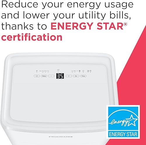 Miniatura 8 de Frigidaire Deshumidificador portátil de 22 pintas con Wi-Fi y certificación Energy Star para habitaciones pequeñas, dormitorios y baños, control de
