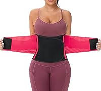 Vista 13 de Koochy - Cinturón de entrenamiento / reductor de cintura para mujer, multiuso, para pérdida de peso, control de abdomen, adelgazamiento del cuerpo