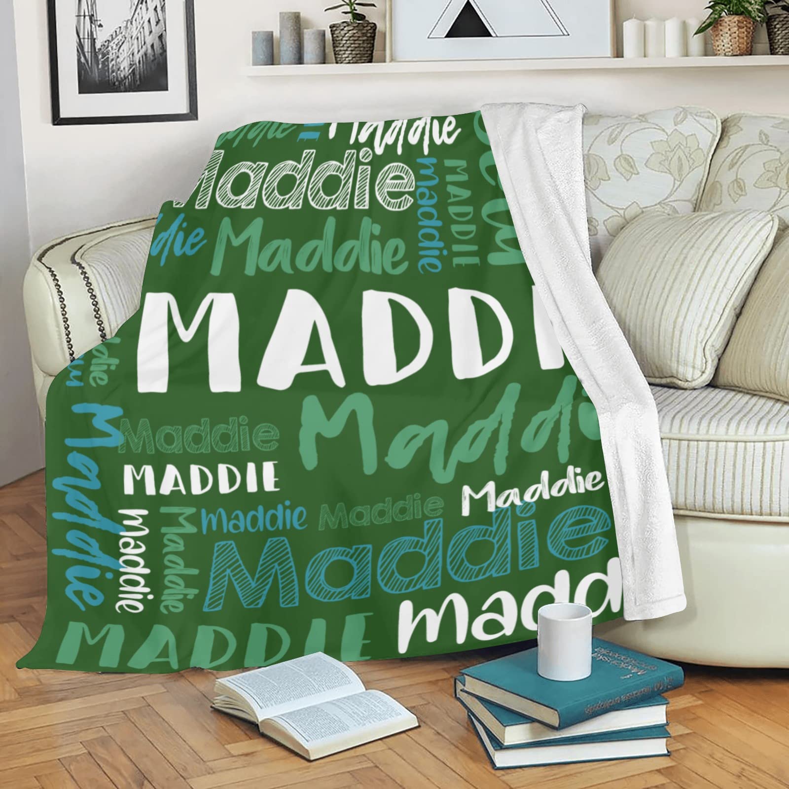 Dr.TOUGH Personalized Blanket – Custom Name Blanket For Kids & Adults, Flannel Throw Gift - View #8