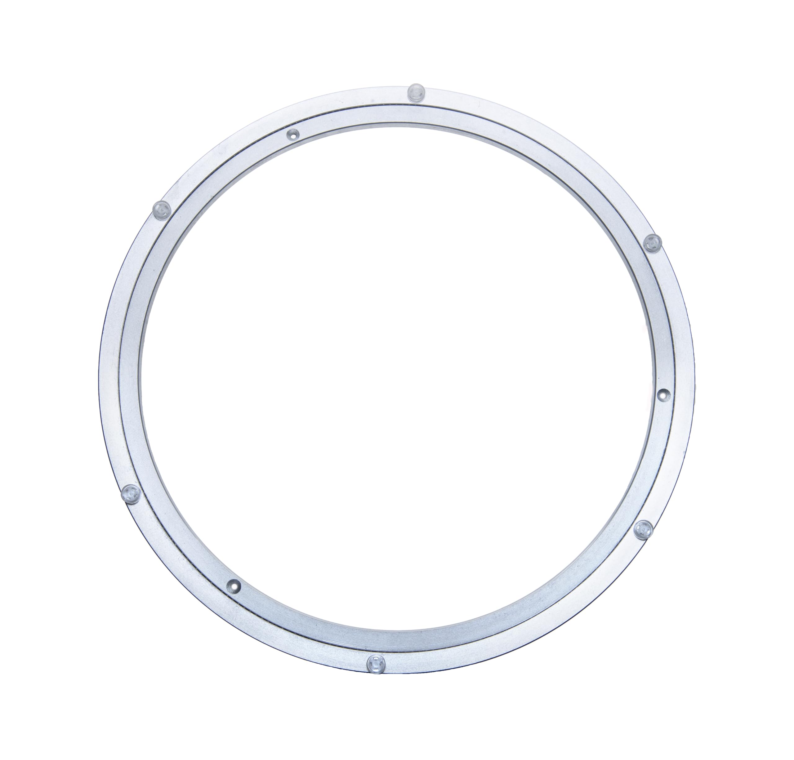 Aluminum Heavy Duty Lazy Susan Rotating Turntable Bearing Swivel Plate Hardware for Dining-Table (18 inch (12mm))