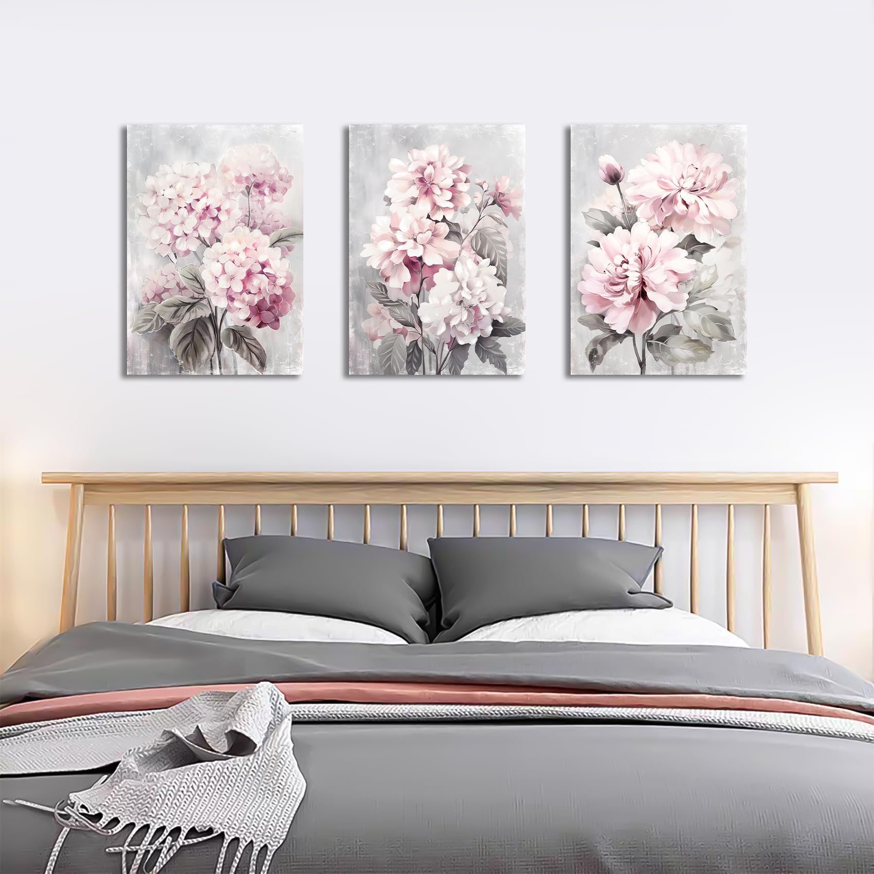 3 Pcs Wooden Framed Canvas Wall Art Set Bohemian Sage Green Canvas Prints Poster Geometric Line Beige Green Pictures for Living Room Bedroom Dinning Room Hallway Stairs Wall Decor 30x40cm x3pcs — view 332