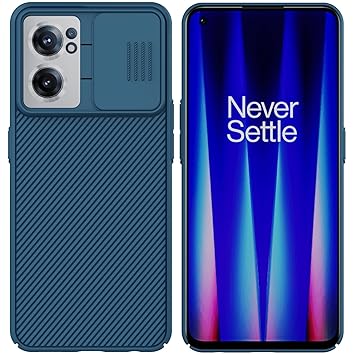 OnePlus Nord CE 2 5G Case - CamShield Case with Slide Camera Cover, Slim Protective Case for OnePlus Nord CE 2 6.43 inch, Blue