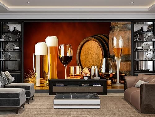 Miniatura 4 de Papel tapiz de lienzo moderno 3D para bebidas alcohólicas, despegar y pegar, autoadhesivas, autoadhesivas, para sala de estar, dormitorio de niños,