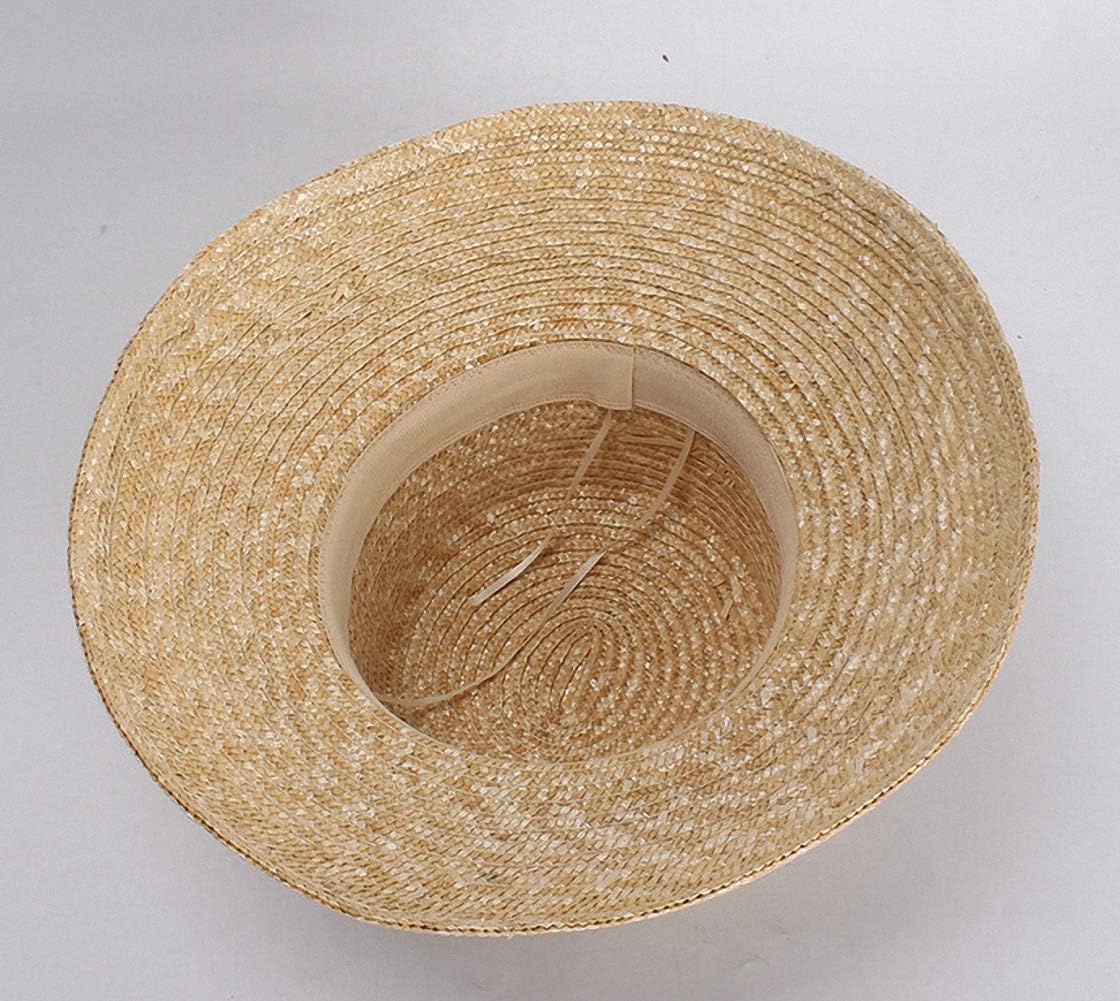 Women's Wide Brim Braided Sun Hat UPF 50+ Sun Protection Floppy Summer Beach Cap Straw Hat