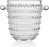 Godinger Lumina Ice Bucket - Elegant 800ml Silver Art Barware, Perfect Gift for Cocktail Lovers