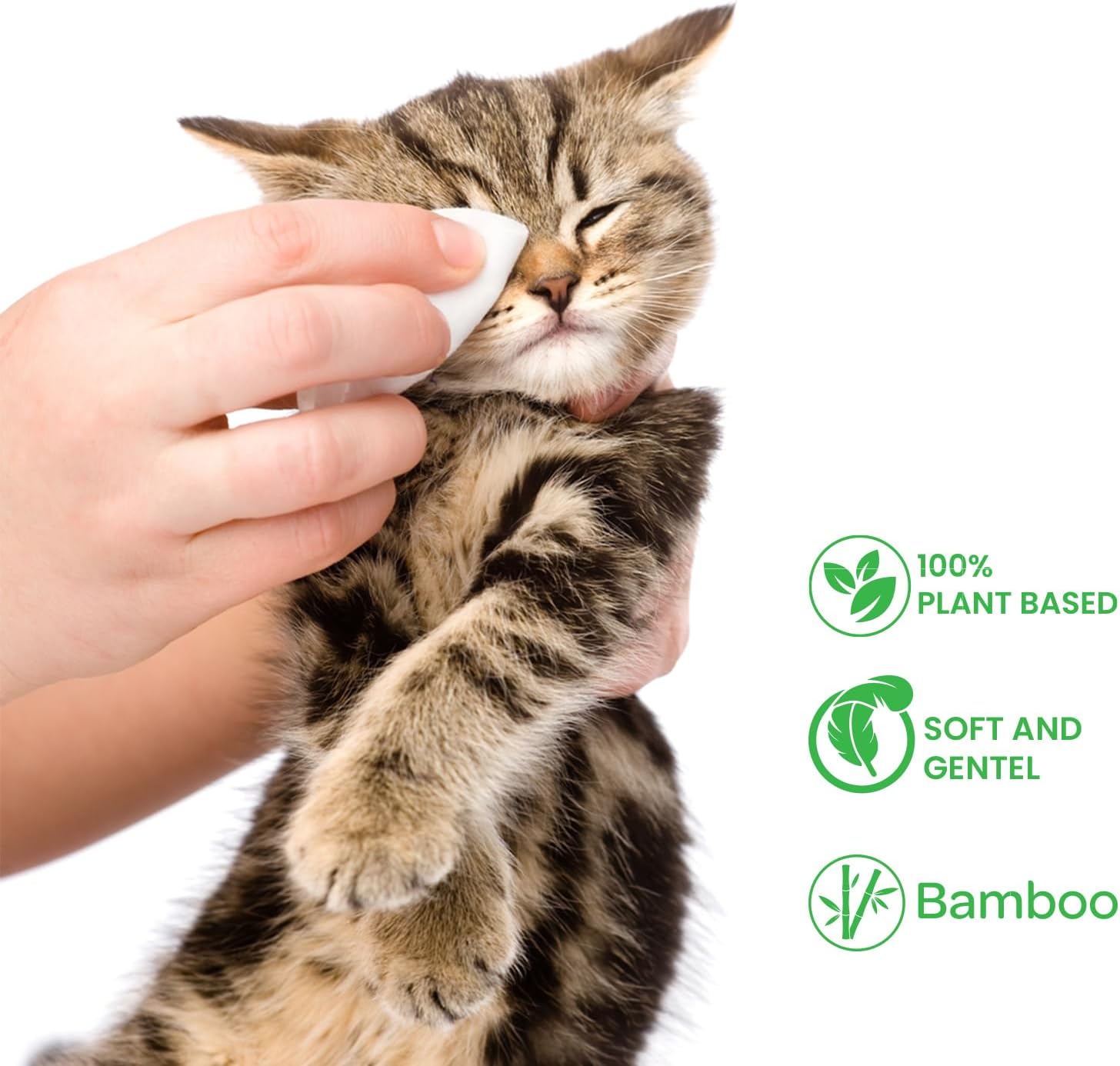 FPN Pet Wipes 240 Pcs – Unscented Bamboo Grooming Wipes for Dogs & Cats Cleaning – No Alcohol or No Harsh Chemicals – Soft – 7x8 in 60 x 4