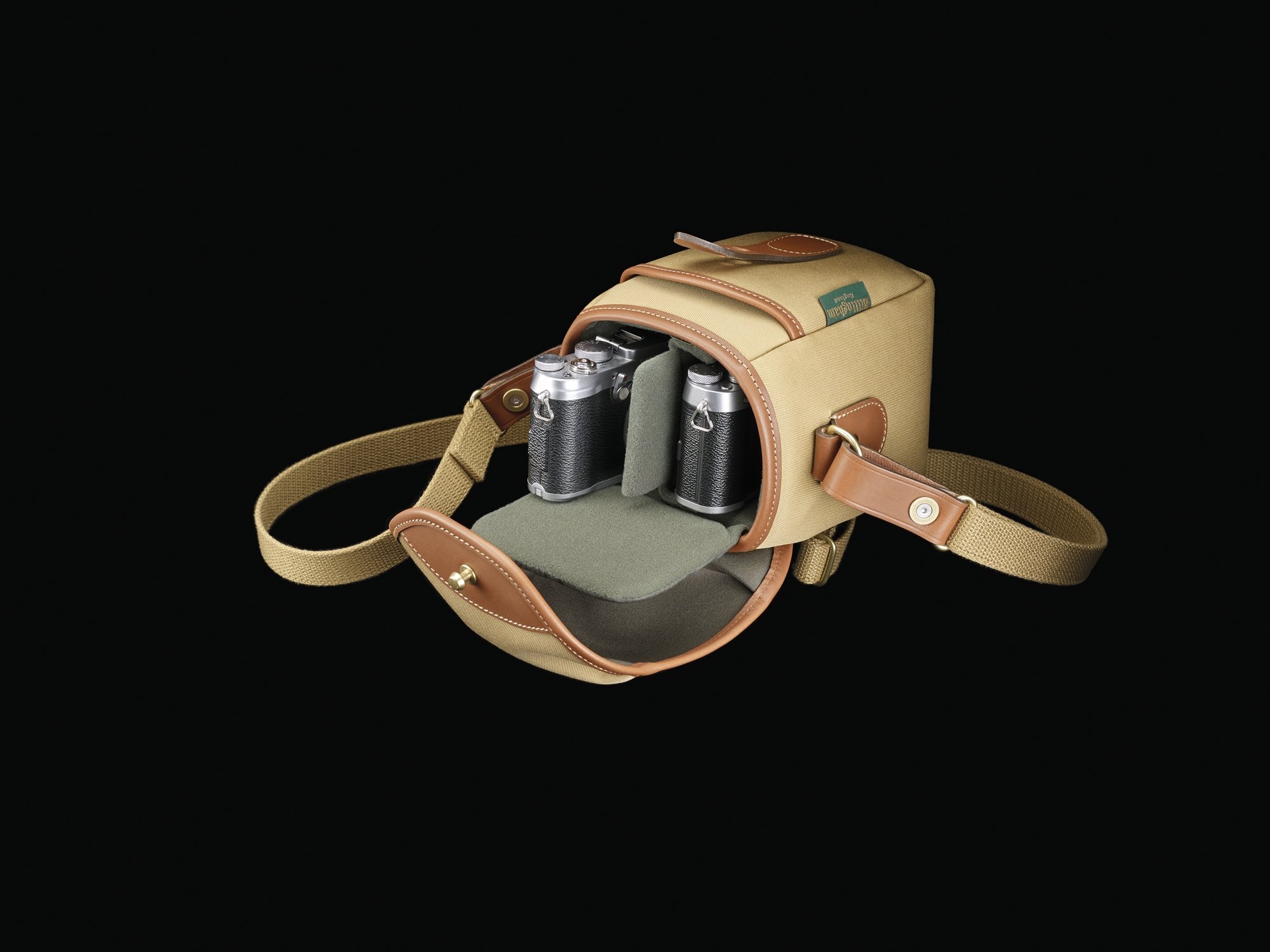 Billingham 72 Borsa Protettiva per Fotocamera, Khaki/Cuoio