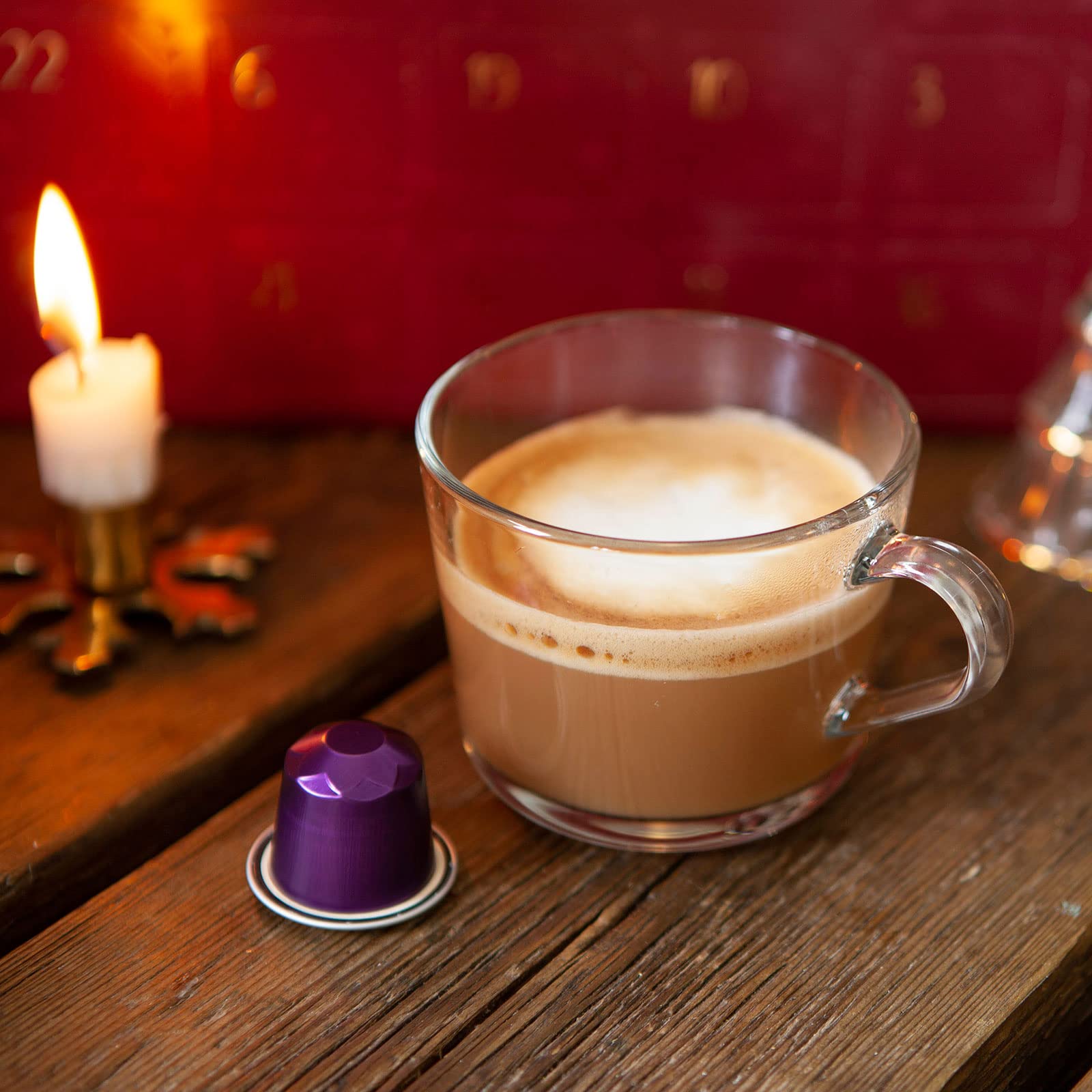 Amazon.com: Christmas Advent Calendar with 24 Nespresso Compatible Pods  from Real Coffee. Recyclable Original Line Aluminium Capsules. One Capsule  for Each Day. Explore 11 Delicious Varieties. Red Edition : Everything Else