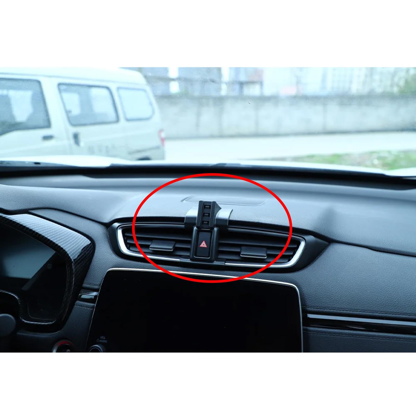 Soporte Móvil Coche para Honda CR-V 5 RW/RT/RY 2017-2022, Soporte para teléfono móvil de Coche con Clip para Rejilla de ventilación del Aire Acondicionado LHD