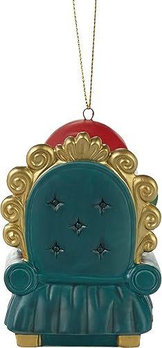 Vista 4 de Precious Moments 231012 Santa's Here Bringing Cheer - Adorno de porcelana anual de Santa Bisque