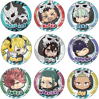 Kaiju No. 8 Trading Can Badge Kaiju Parka 9 Piece Box