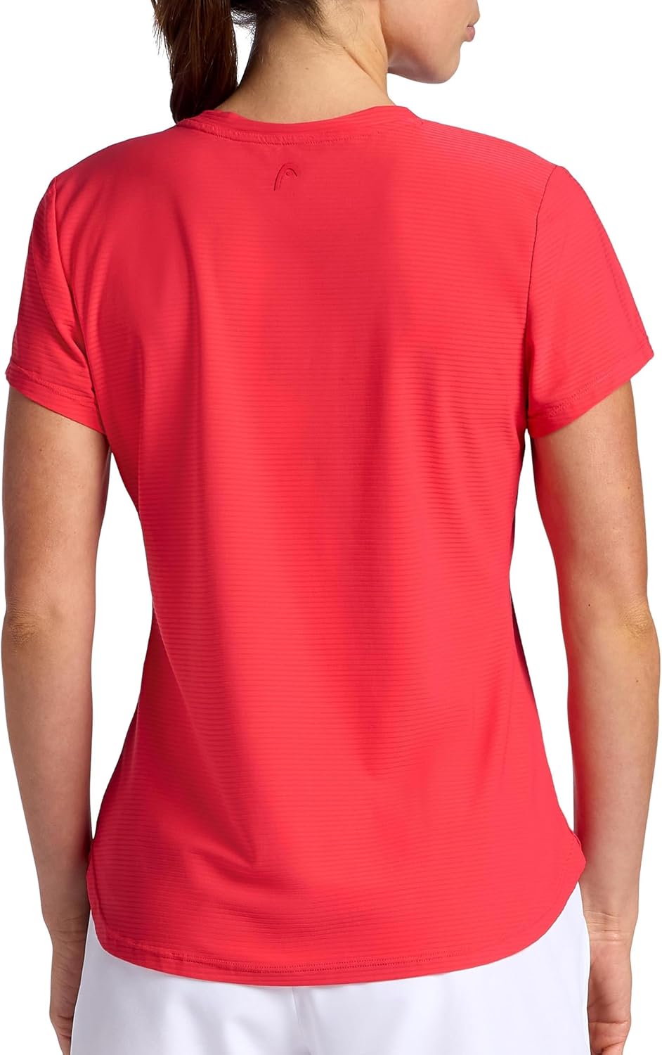 Head Womens Shadow Stripe Crewneck T-Shirt, Slim Fit, Stretch Lightweight Material - Image 2