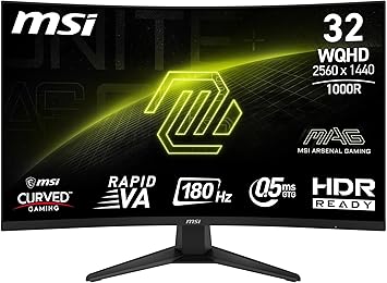 MSI MAG 325CQF écran gaming incurvé 31,5" WQHD 180Hz - photo 1