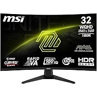 MSI MAG 325CQF - Schermo da gaming curvo da 32" WQHD – Lastra Rapid VA 1000R 2560 x 1440
