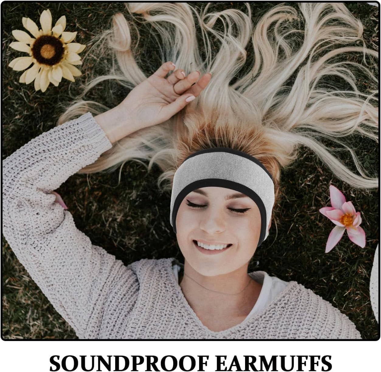 2pcs Noise Cancelling Sleeping Ear Muffs with Adjustable Fit and Slip-resistant Cotton Cloth for Men and Women in Noisy Environments and Office Use
