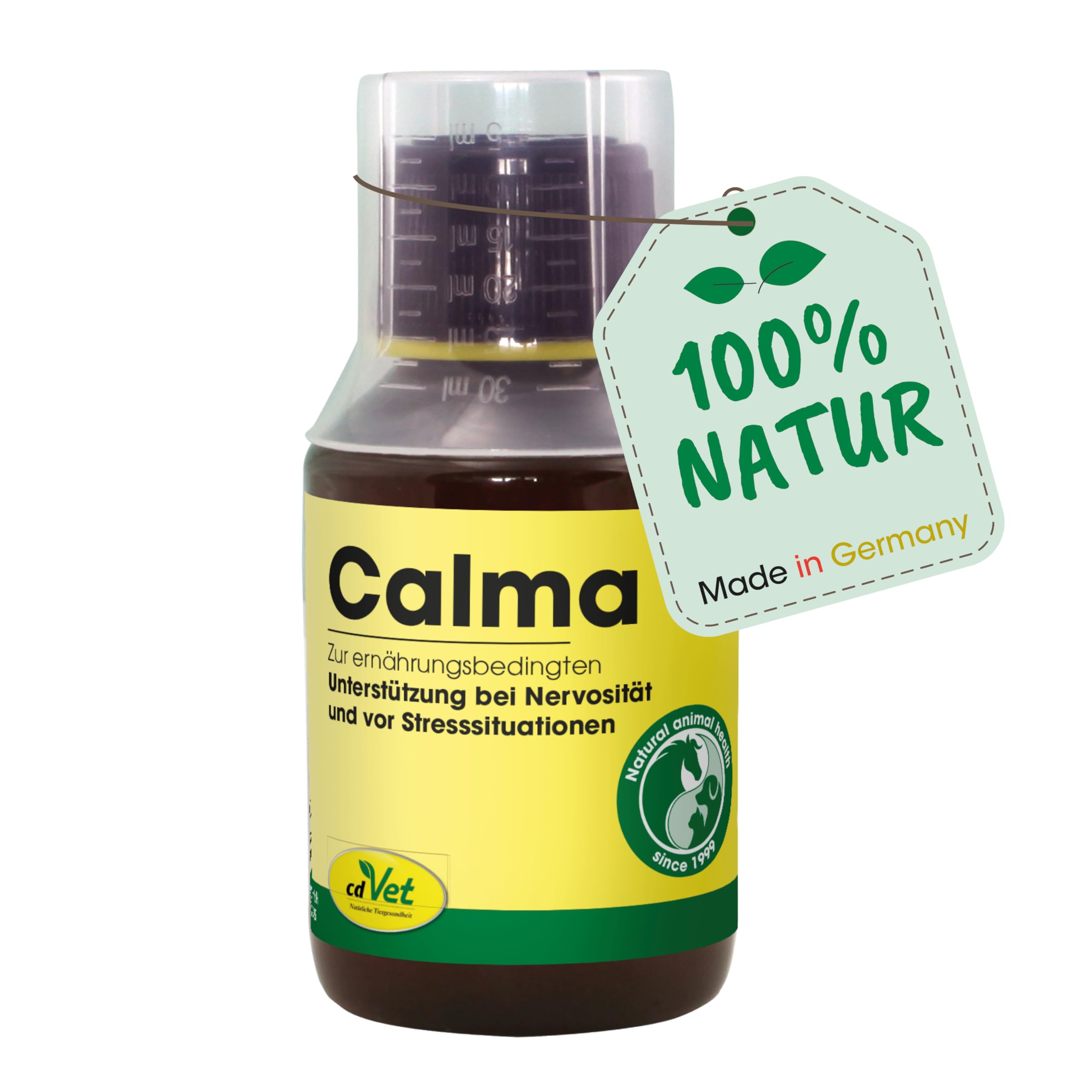 CDVet Calma Lösung für Hunde und Katzen bei Nervosität und vor Stresssituationen., 100 ml Soluzione