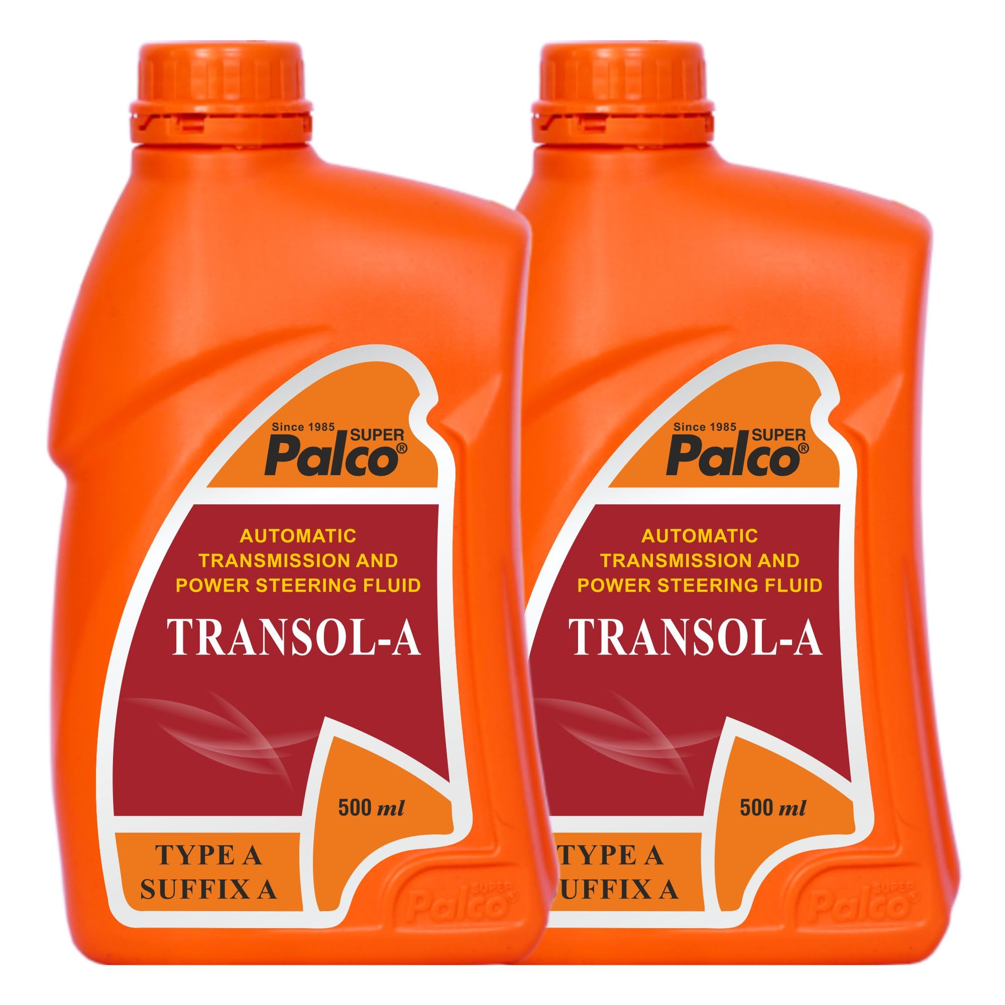 PALCO TRANSOL-A | Transmission Oil - Type A Suffix A | Low Coefficient of Friction for manual Transmissions Gear Oil | Synchromesh Gears and Automatic and Power Steering Oils 500ml (Pack of 2)