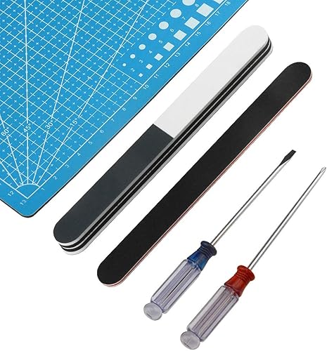 Miniatura 3 de XINGYHENG - Juego de 50 herramientas básicas para modelar modelos de manualidades, kit de herramientas de construcción para modelo, montaje de