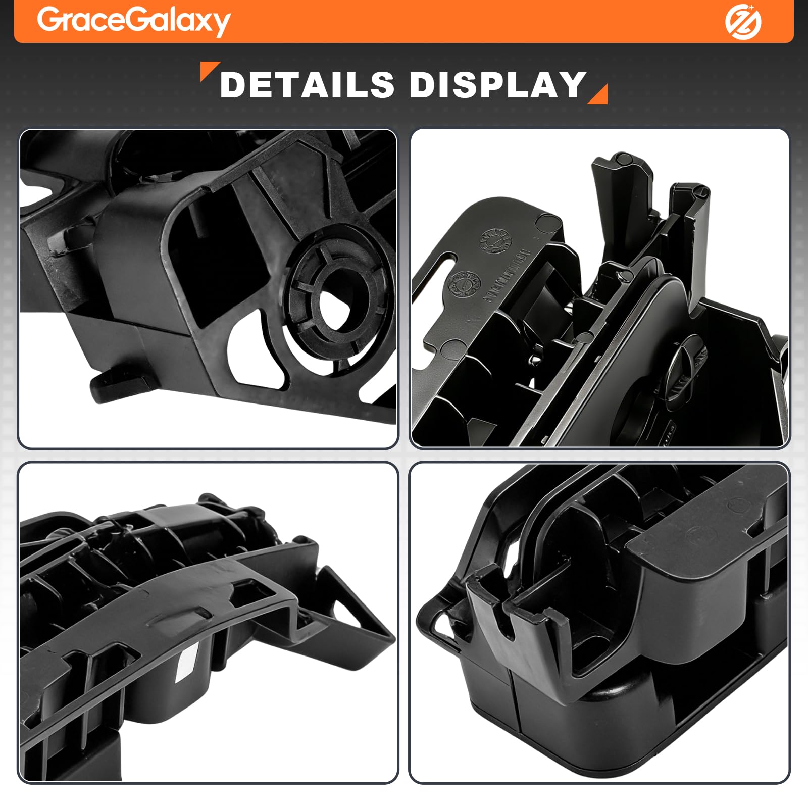 GraceGalaxy Support de Pare-chocs pour 308 2009-2014, 308 SW I 2007-2014 7120PW 7119LR Avant Gauche et Droit