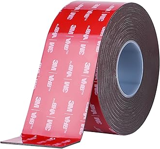 Double Sided Tape Heavy Duty, Waterproof Mounting Foam Tape, 16.5ft Length, 1.77in Width, High Temperature Resistant Adhesive Tape for Car, LED Strip Light, Office Decor, Uses 3M VHB 5952 Raw Material