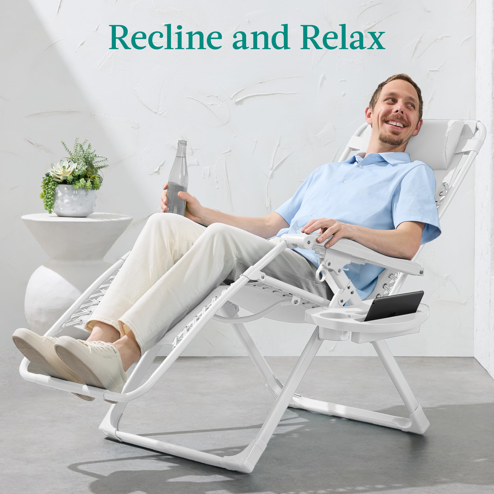 nautica outdoor recliner chair