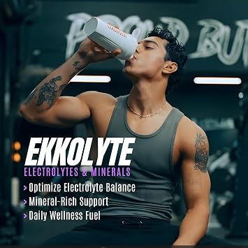 Ekkovision Ekkolyte Electrolyte Powder, BlackBerry Lemonade, 60 Servings